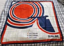 Sunline Cruises Scarf Vintage 30" Stella Solaris, Oceanis, Maris