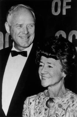 Aviator Charles A Lindbergh and his wife Anne in New York atte- 1968 Old Photo