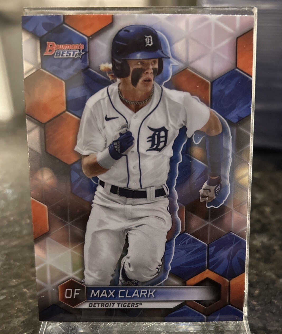 2023 Bowman's Best Top Prospects Refractor #TP-23 Max Clark Detroit Tigers