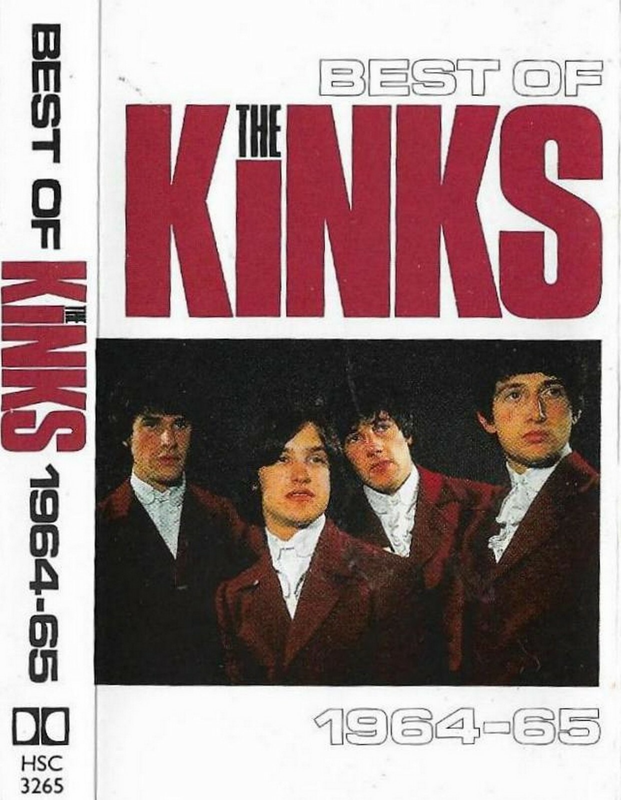 The Kinks ‎Best Of The Kinks 1964-65 CASSETTE ALBUM Rock Classic Rock