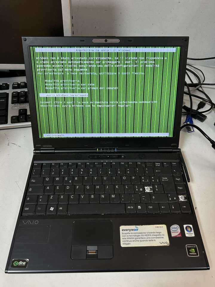 Pc Laptop Sony Vaio PCG-6W1M NVIDEA Intel Centrino Leggi - Immagine 3 di 4