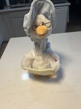 Cuddle Barn Mother Goose Animated Talking Musical Plush Toy 14  Nursery Rhymes