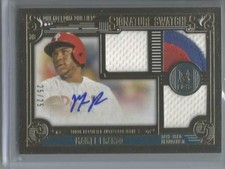 Maikel Franco 2016 Topps Museum Collection Autograph Game Jersey Patch #25/25