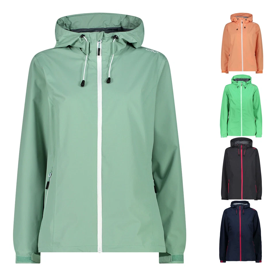 CMP Damen Regenjacke Woman Rain Jacket Fix Hood - Bild 1 von 1