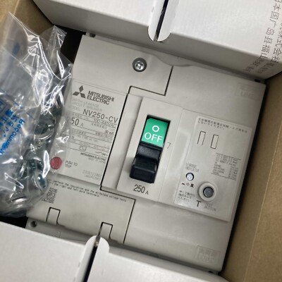 Mitsubishi Electric NV250-CV 3P 250A 100-440V 30MA 2023 Mitsubishi Electric NV250-CV 3P 250A 100-440V 30MA 2023