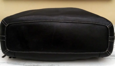 Coach Vintage Black East West Leather Shoulder Bag | eBay