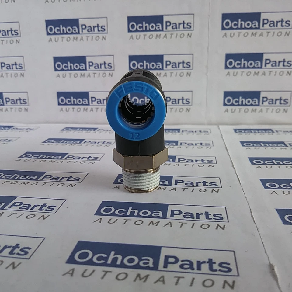 153114 FESTO PUSH-IN T-FITTING QST-3/8-12 - R 3/8 , 87 PSI=6 BAR LOT OF 3 PCS - Image 2 of 4