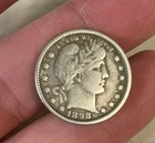 1898 P Barber Quarter Beautiful Coin #981