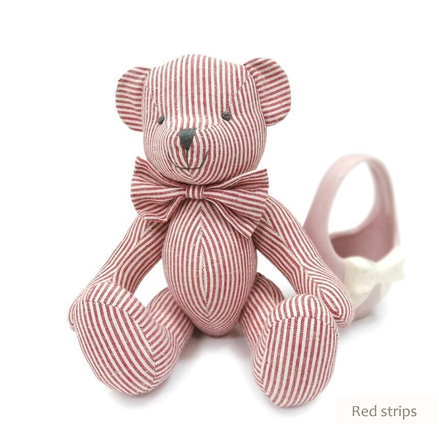 Soft Mini Bear Plush Stuffed Animal Toy Luxury Cotton Teddy Cute Yellow Red Blue