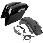 5" Stretched Saddlebags Fender Fit For Harley  Road Glide Ultra FLTRU 2011-2013