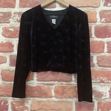 John Roberts Blazer Jacket Womens Size 10 Blu...