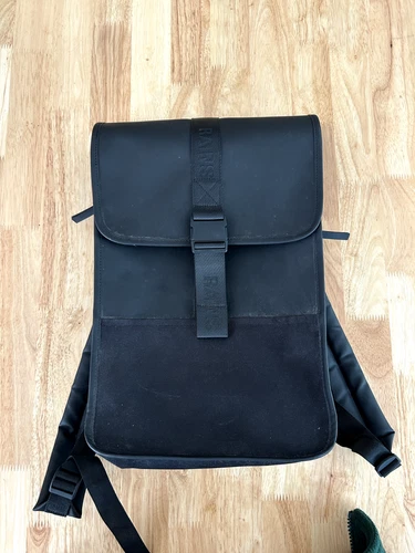 Rains Canvas Backpack Black - Great Condition