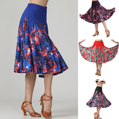 Flamenco Ballsaal Tanz Rock Walzer Übung Kleid großer Swing modern Kostüm