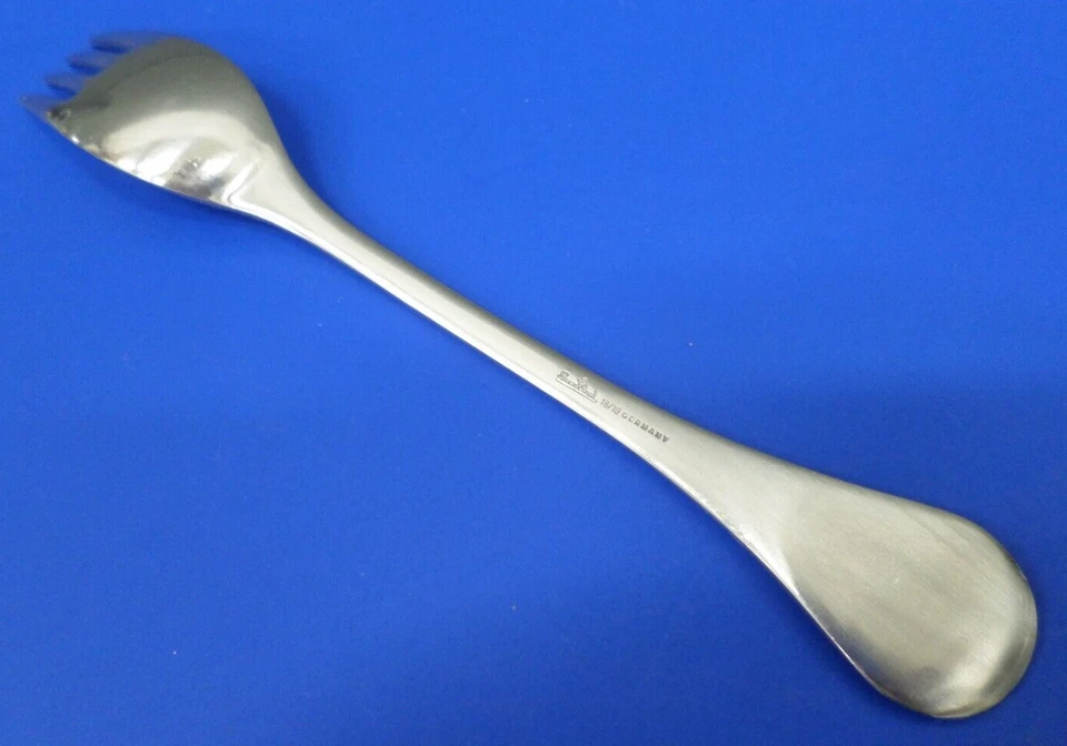 Rosenthal ASYMMETRIA Satin 18/10 Stainless GERMANY Flatware 7 1/2" DINNER FORK - Image 4 of 4