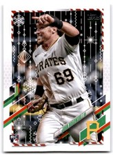 2021 Topps Holiday John Nogowski Rookie Pittsburgh Pirates #HW103