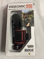 RODE VideoMic GO Camera-Mount Shotgun Microphone.  FOR PARTS ONLY  