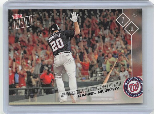2017 Topps Now 338 Daniel Murphy