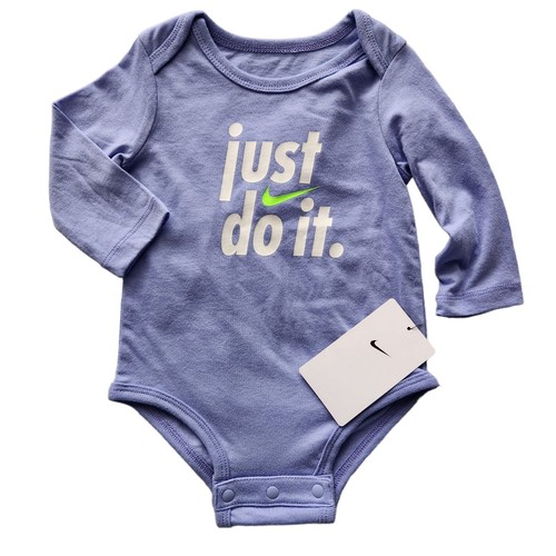 3 body Nike, bambine taglia 6 mesi, regalo doccia, viola, bianco, grigio, MP - Foto 3 di 5