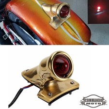 Fanale posteriore in ottone stile crocker per Honda Yamaha Harley Bobber Chopper Cafe Racer