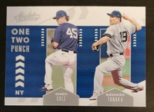2020 Panini Absolute Baseball Gerrit Cole & Masahiro Tanaka One Two Punch OTP9