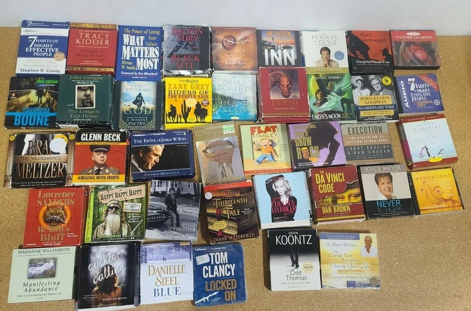 Wholesale Random Audio books on cd lot of 30+ assorted audiobooks Examples Pictu - Image 4 of 4