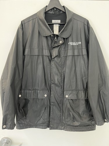 VERSACE JACKET Medium BLACK AUTHENTIC 