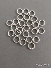 SNAPEEZ® II ULTRAPLATE® Antique Silver Jump Ring 9mm. Made in USA. Pack 25.