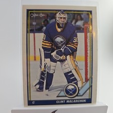 1991-92 O-Pee-Chee - #97 Clint Malarchuk Buffalo Sabres 