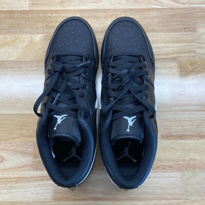 Nike Jordan 1 Low TD Football Cleats Black White FJ6245-001 Sizes