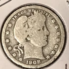 1908 Barber Quarter G+