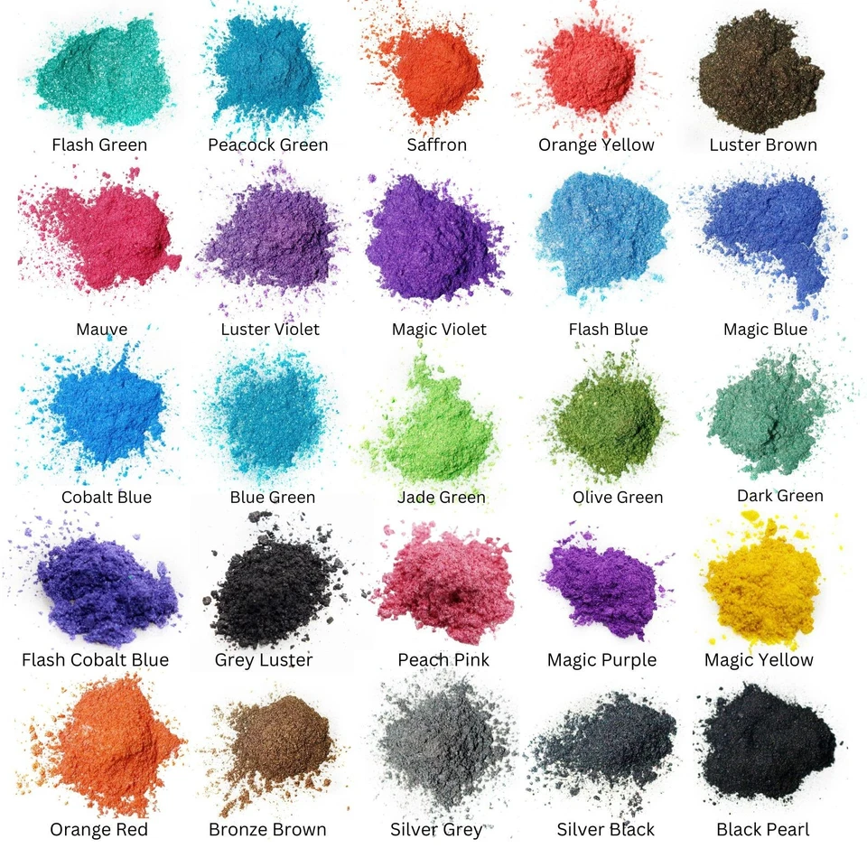 Mica Cosmetic Powder Multi Candle Melts Bath Bombs Soap Resin Dye 10g 25g 50g - Image 4 of 4