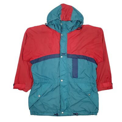 HELLY HANSEN Waterproof Rain Jacket Coat Vintage 90s Sailing Yachting L