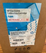 HP ElectroInk Cyan Calibration Cartridge Indigo Digital Press WS6k W7.2k 7k