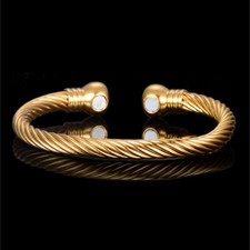 Pure Copper Magnetic Bracelet Bangle Arthritis Pain Relief Wrist Carpal Tunnel