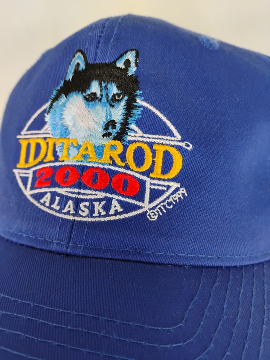 Vintage Iditarod Alaska Huskie Dog Sled Race Embroidered Hat  display picture 1