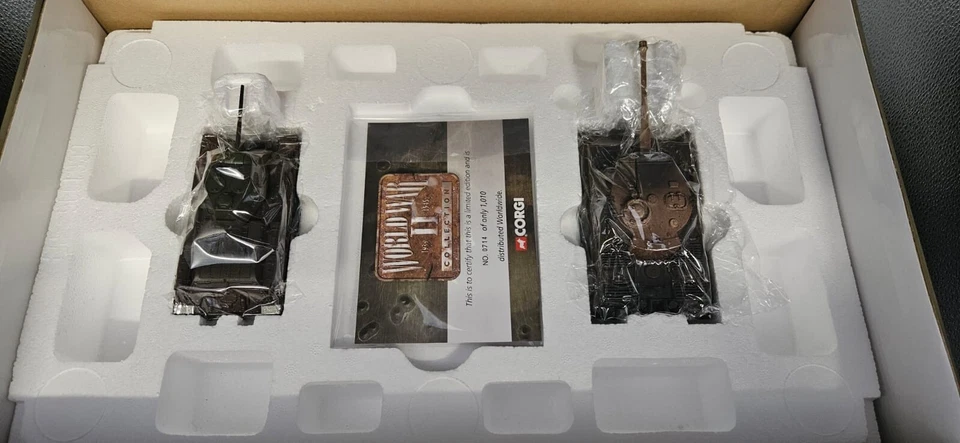 Corgi Military CC 61006 Tiger Tank + T 34/76 Tank + Kursk Diorama Mint Box - Image 2 of 4