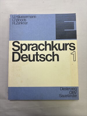 German Language Education Book Sprachkurs Deutsch 1 