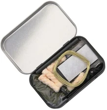 ESEE Mini Survival Kit In Tin Varied Essentials Fishing Fire Starting Navigation