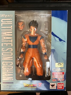 Bandai SHF Ultimate Gohan preowned custom reprinted import