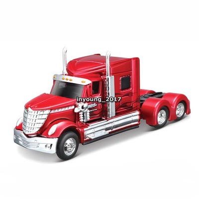 5.5'' International Lonestar Sattelschlepper Diecast Spielzeugauto Kinder Rot