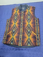 Pendleton Mens Pardale Quilted Wool Vest Limited Edition Size M