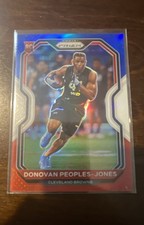 2020 Panini Prizm - Rookie Donovan Peoples-Jones #319 Red White & Blue Prizm...