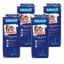 4x 9  36 Piece BabyLove Pajama Pants Size L Unisex 8-12 And 24-110.2lbs