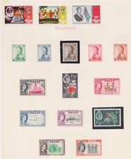 (F372-7) 1959-70 Fiji mix set 13stamps QEII 1/2d to 1pound +3 independence MH(G)