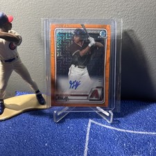 2020 Bowman Chrome Mojo Refractor GlenAllen Hill Jr.  Orange /25 No. BMA-GHJ AU