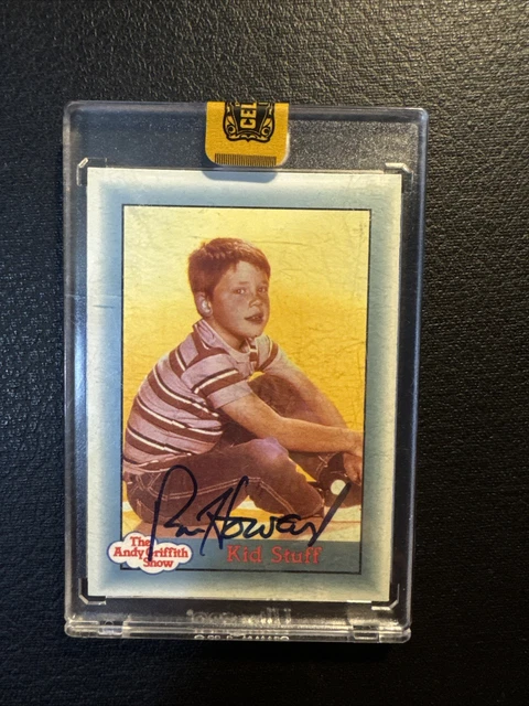 Ron Howard 1/1 Autogrammkarte 1990 Pacific Andy Griffith Show