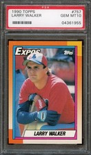 Larry Walker Rookie Cards Checklist and Autographed Memorabilia Guide 14