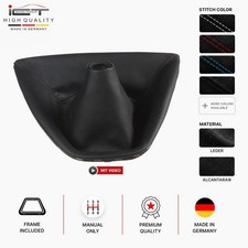 ICT Schaltmanschette Schaltsack Leder Alcantara® für BMW X5 E53 manuell Rahmen A