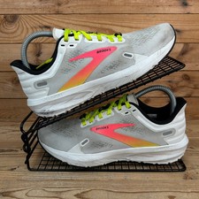 Brooks Turnschuhe Damengröße UK 5,5 Launch 9 weiß Straßenlauf gepolsterte Schuhe