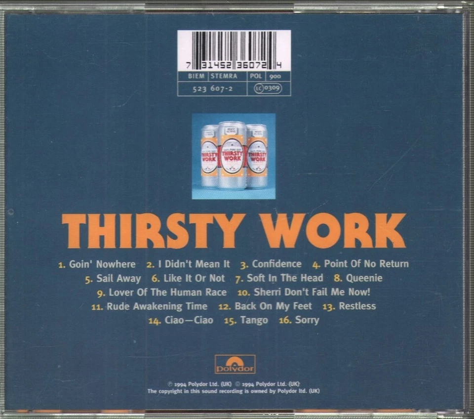 Status Quo Thirsty Work CD Deutschland Polydor 1994 5236072 - Bild 2 von 2